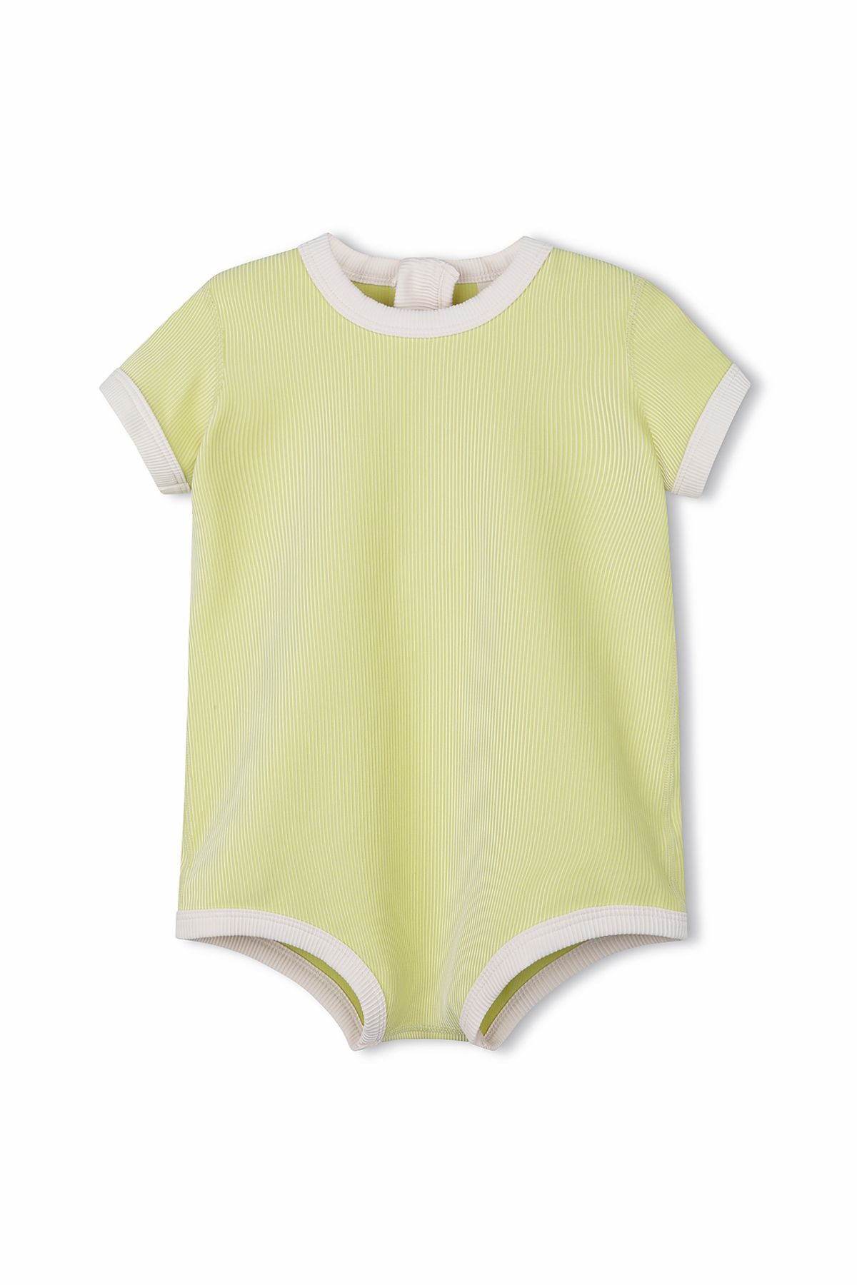 zulu & zephyr mini stripe rib infant onesie - citrus (PRE ORDER)