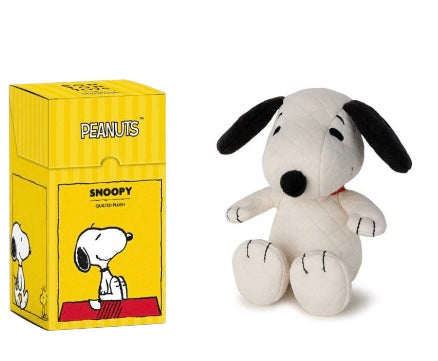 snoopy quilted jersey in giftbox - cream