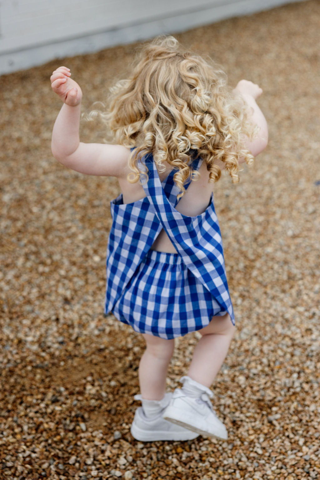 sunday siblings mackenzie dress + bloomers - gingham