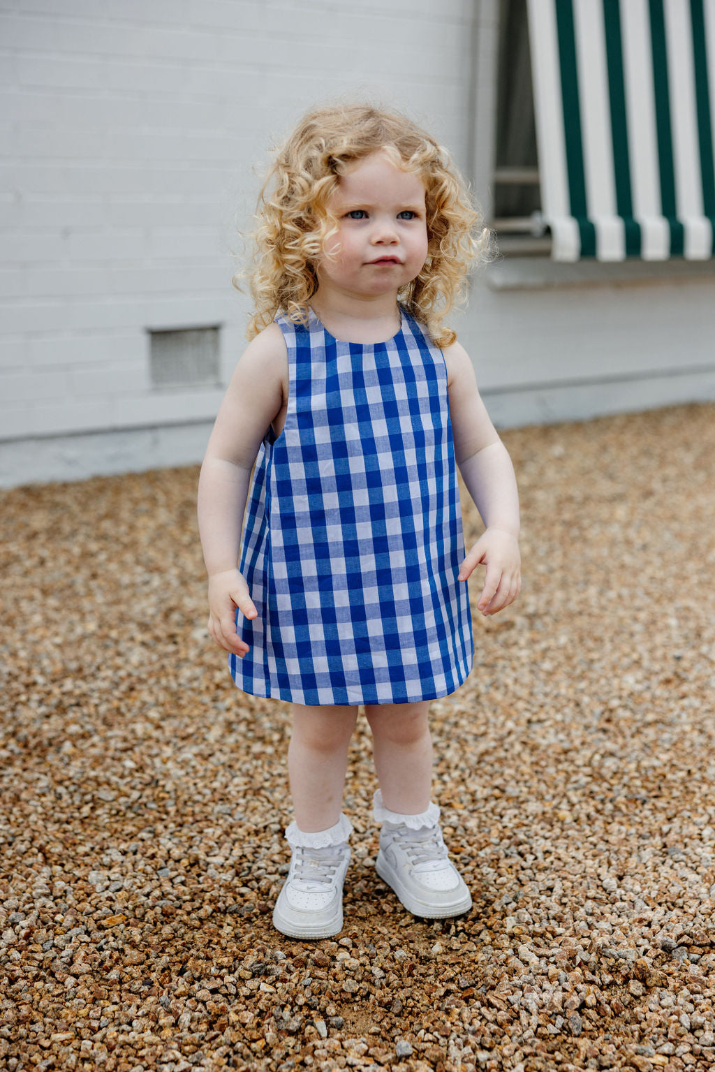 sunday siblings mackenzie dress + bloomers - gingham