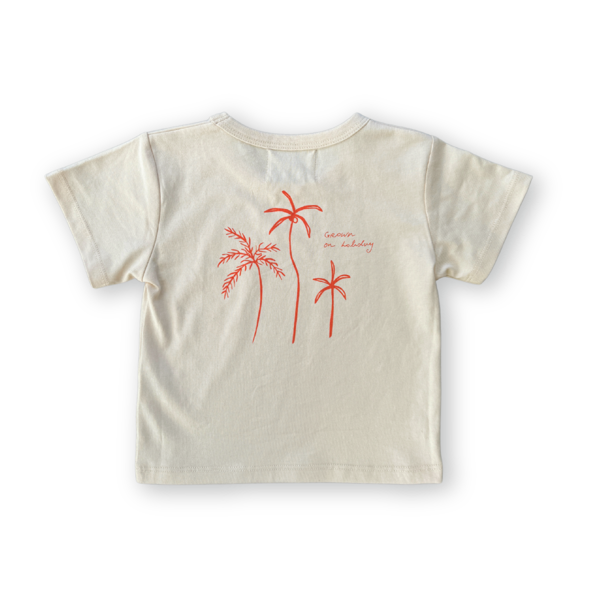 grown organic cotton everyday palm tee - dune