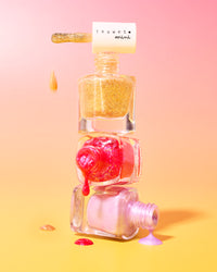 inuwet water based nail polish - fuschia strawberry