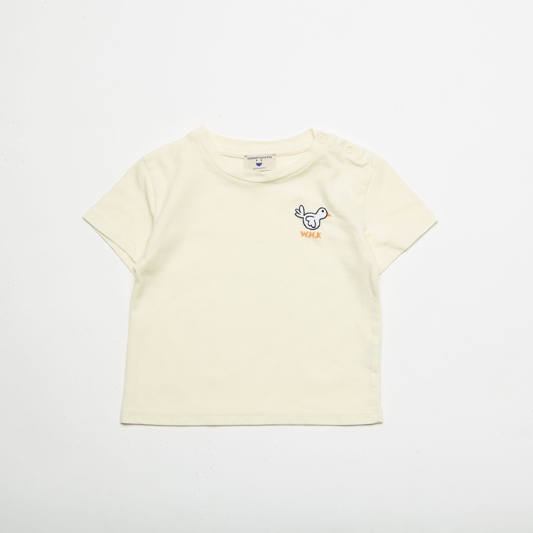 weekend house kids pio pio baby t-shirt - soft yellow