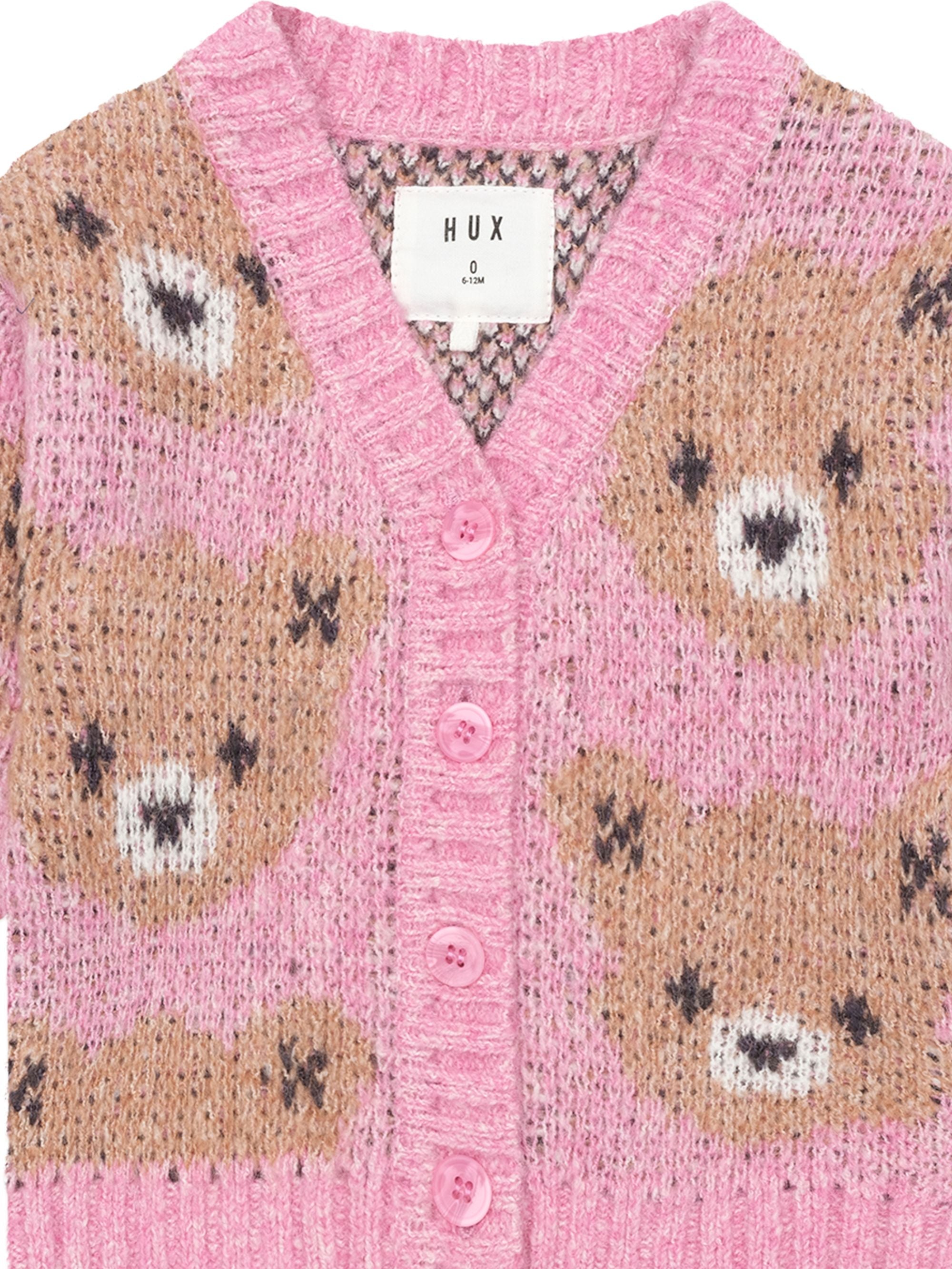 huxbaby peony huxbear knit cardi