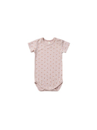 quincy mae bamboo s/s bodysuit - twinkle