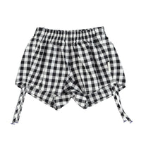piupiuchick shorts - black and white checkered
