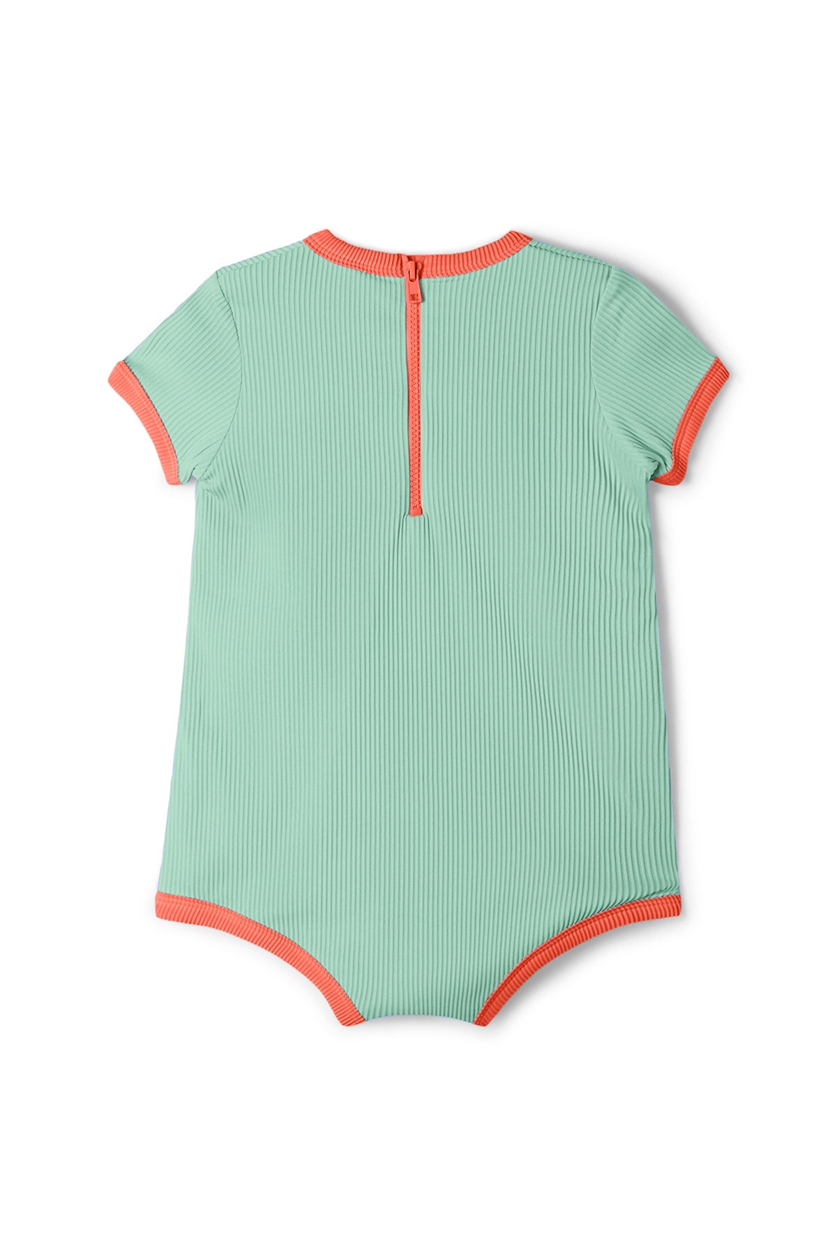 zulu & zephyr mini infant onesie - turquoise