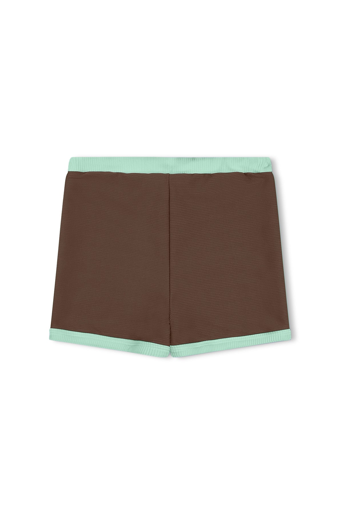 zulu & zephyr mini rib surf short - cacao brown - BUY 1 GET 1 HALF PRICE