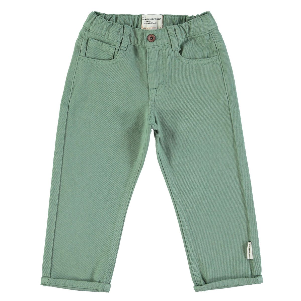piupiuchick unisex trousers - sage green