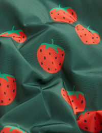mini rodini strawberries baseball jacket