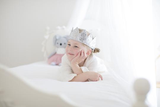 alimrose sequin sparkle crown - silver - freddie the rat kids boutique