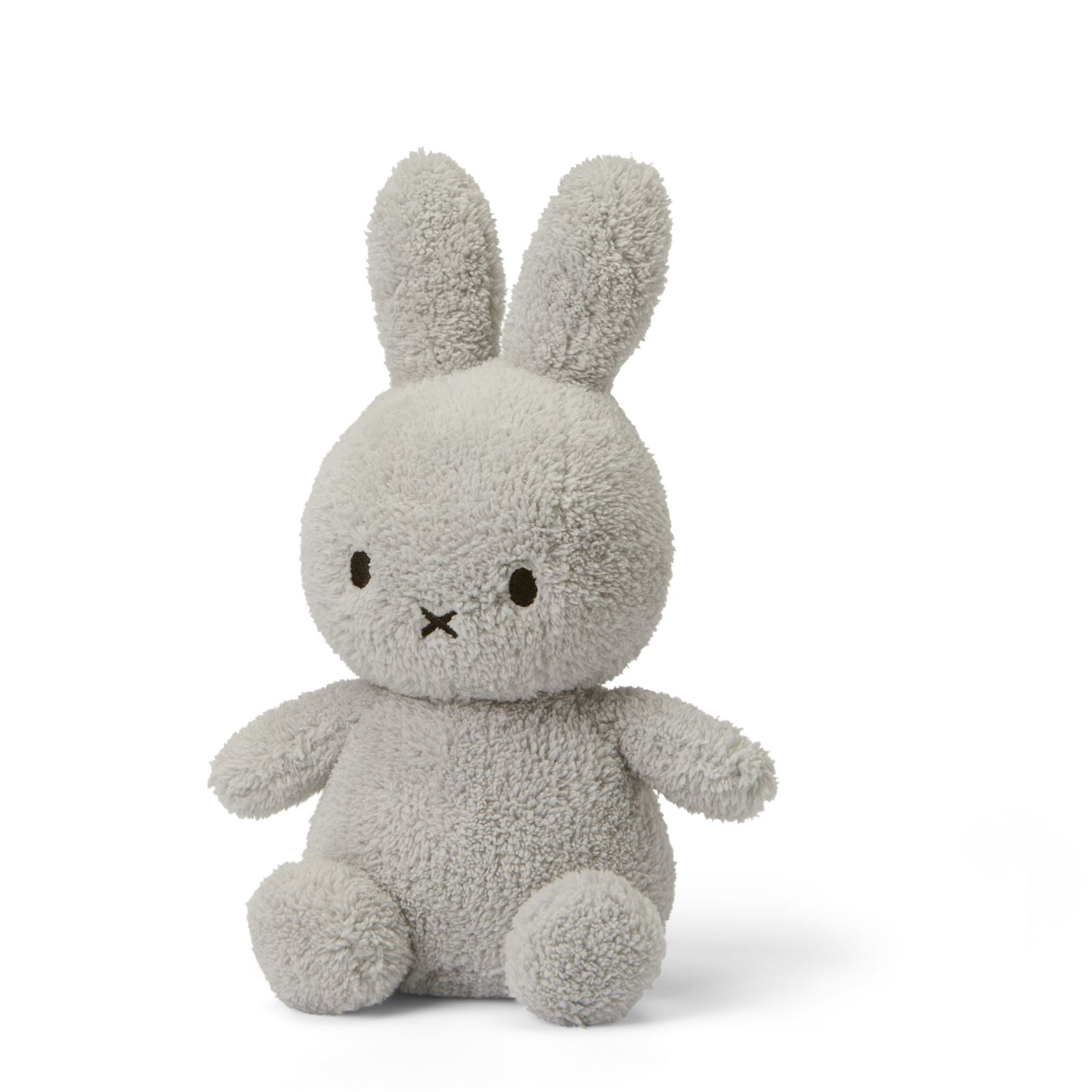 miffy sitting terry light grey 23cm