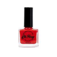 oh flossy nail polish - energetic red