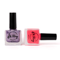 oh flossy nail polish - hot pink