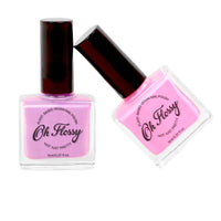 oh flossy nail polish - cream pink