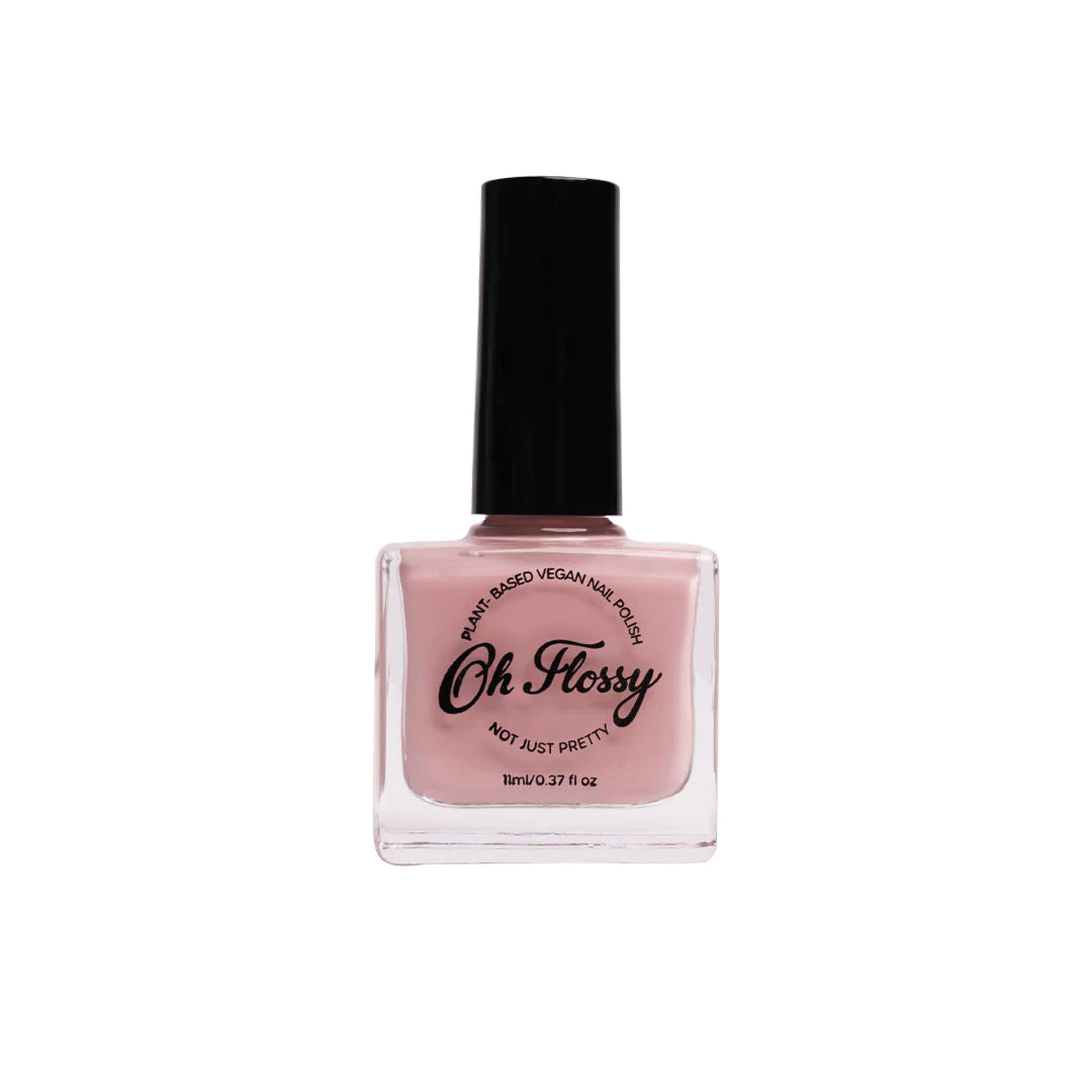 oh flossy nail polish - pastel pink