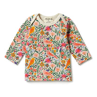 wilson + frenchy organic envelope top - birdy floral