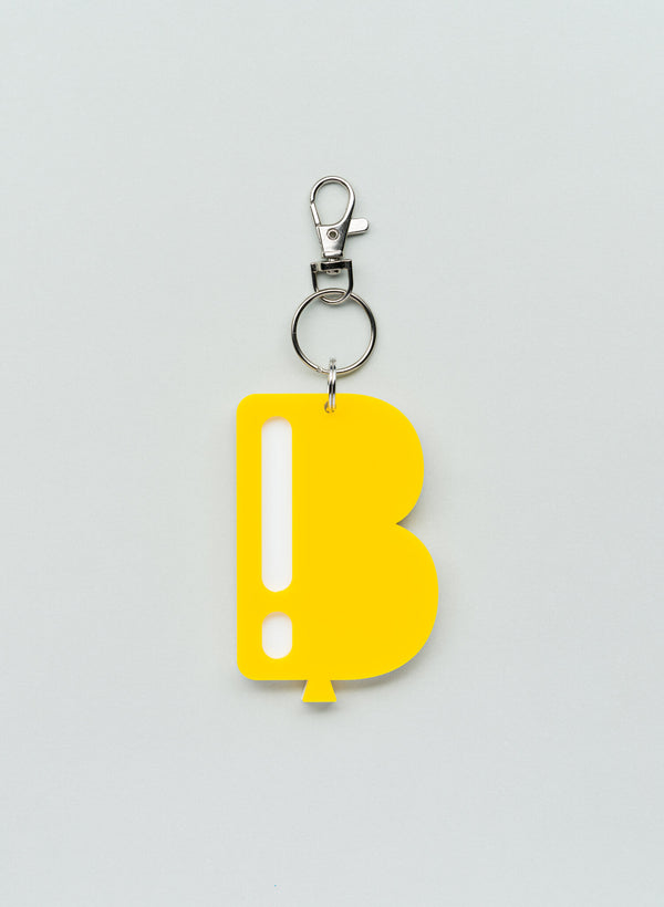 v.happy co bag tag - letter b for balloon - freddie the rat kids boutique