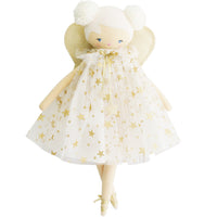 alimrose lily fairy doll 48cm - ivory gold star