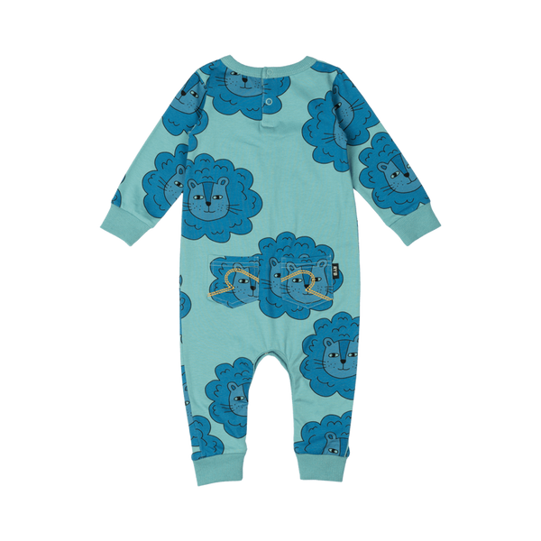 rock your baby mane event baby playsuit - blue