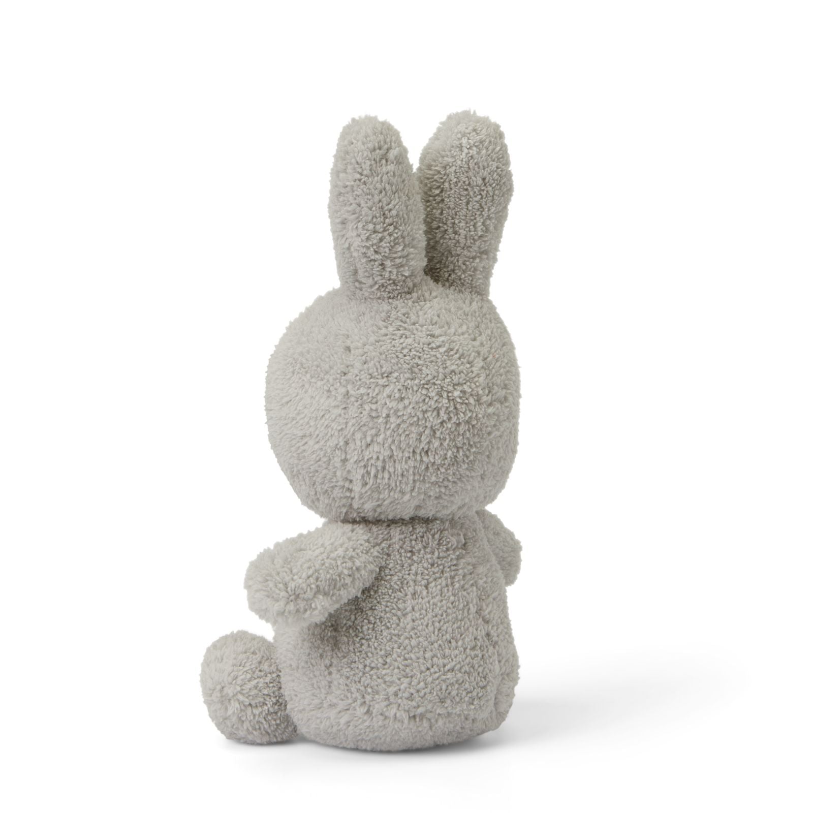 miffy sitting terry light grey 23cm