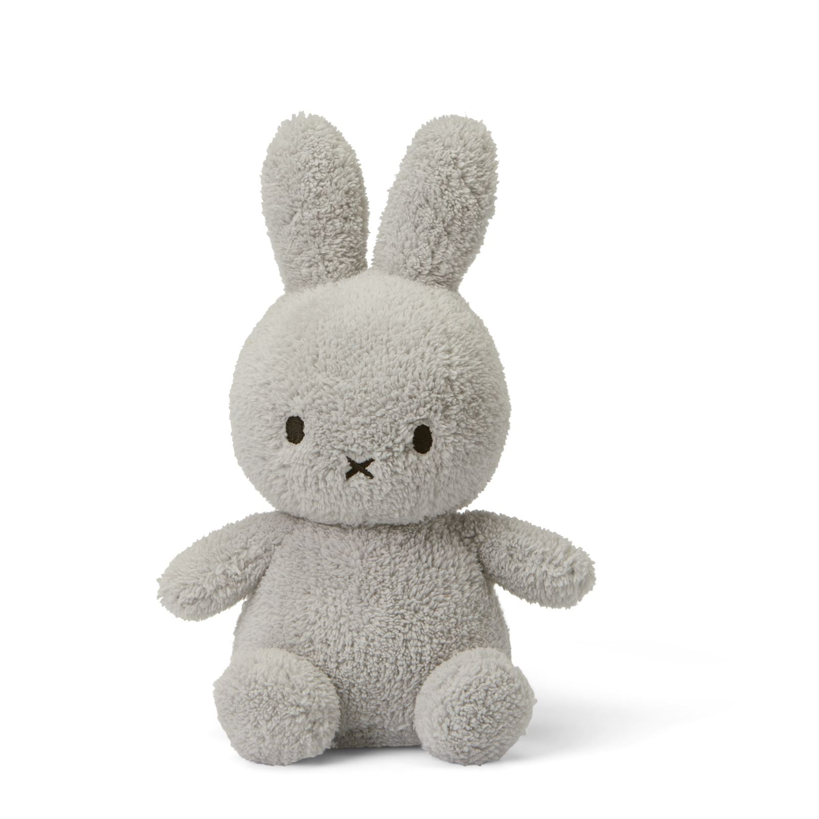 miffy sitting terry light grey 23cm