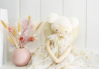 alimrose lily fairy doll 48cm - ivory gold star
