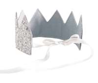 alimrose sequin sparkle crown - silver - freddie the rat kids boutique